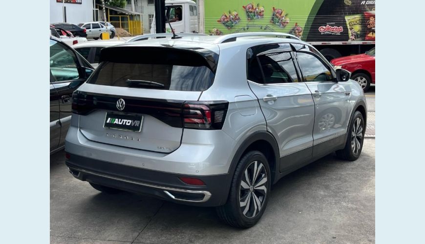 VOLKSWAGEN T-CROSS HIGHLINE 1.4 TSI FLEX 16V 5P AUT - PRATA - 2021 Foto 4 (Grande)