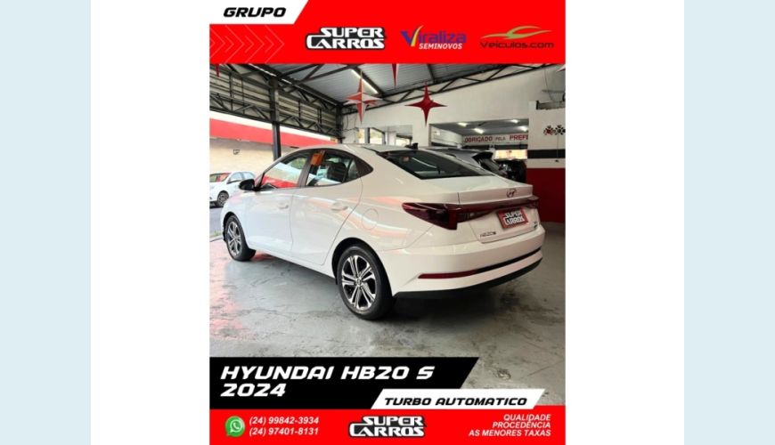 HYUNDAI HB 20S - BRANCO - 2024 Foto 4 (Grande)
