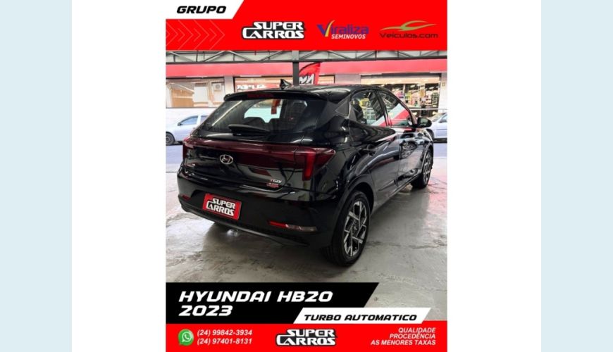 HYUNDAI HB 20 - PRETO - 2023 Foto 4 (Grande)