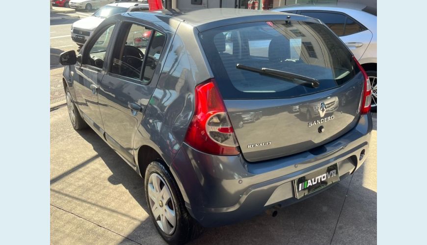 RENAULT SANDERO EXPRESSION HI-FLEX 1.6 8V 5P - CINZA - 2012 Foto 4 (Grande)