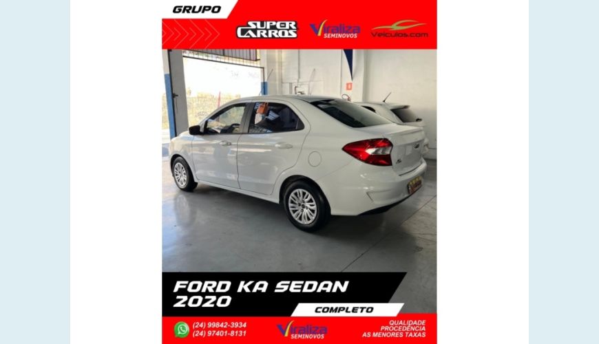 FORD KA - BRANCO - 2020 Foto 4 (Grande)