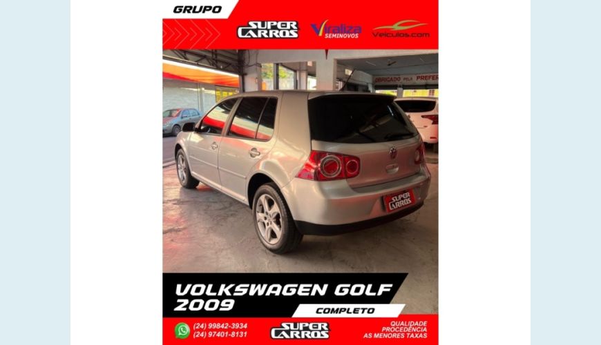 VOLKSWAGEN GOLF - PRATA - 2009 Foto 4 (Grande)