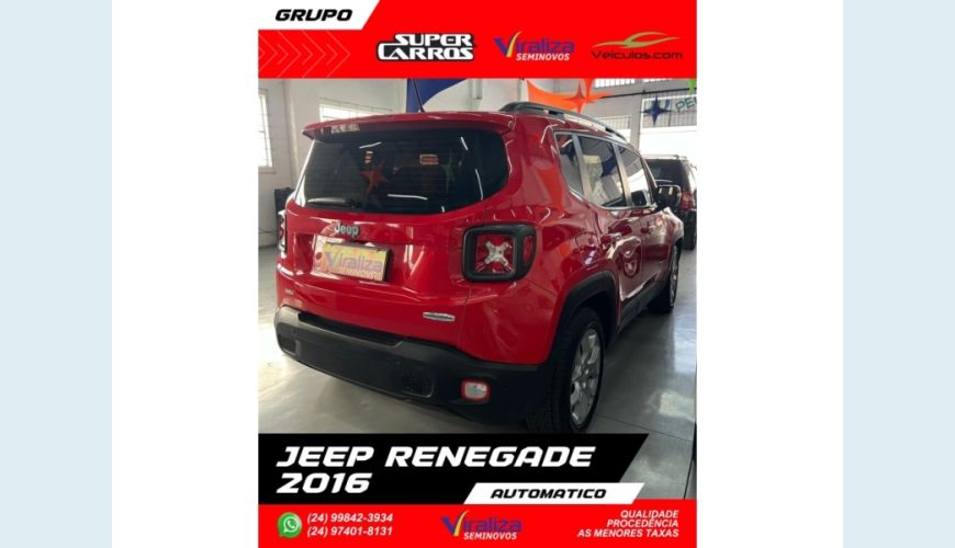 JEEP RENEGADE - VERMELHO - 2016 Foto 4 (Grande)
