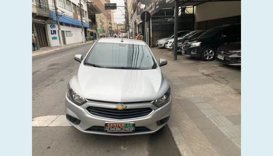 CHEVROLET ONIX 1.0 MPFI LT 8V FLEX 4P MANUAL - PRATA - 2019 Foto 4 (Grande)