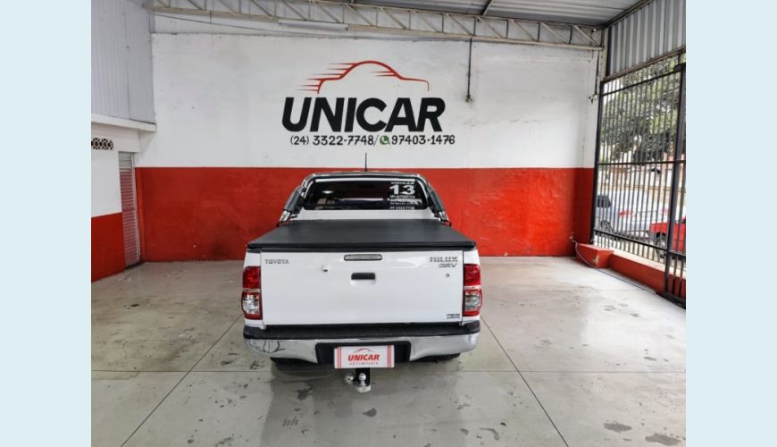 TOYOTA HILUX - BRANCO - 2013 Foto 4 (Grande)