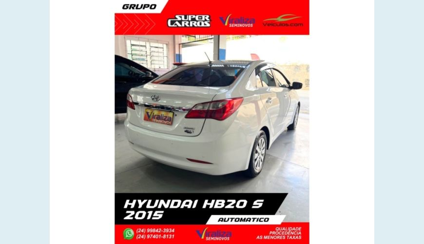HYUNDAI HB 20S - BRANCO - 2015 Foto 4 (Grande)