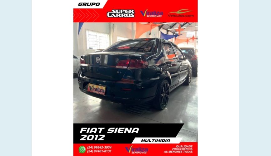 FIAT SIENA - PRETO - 2012 Foto 4 (Grande)