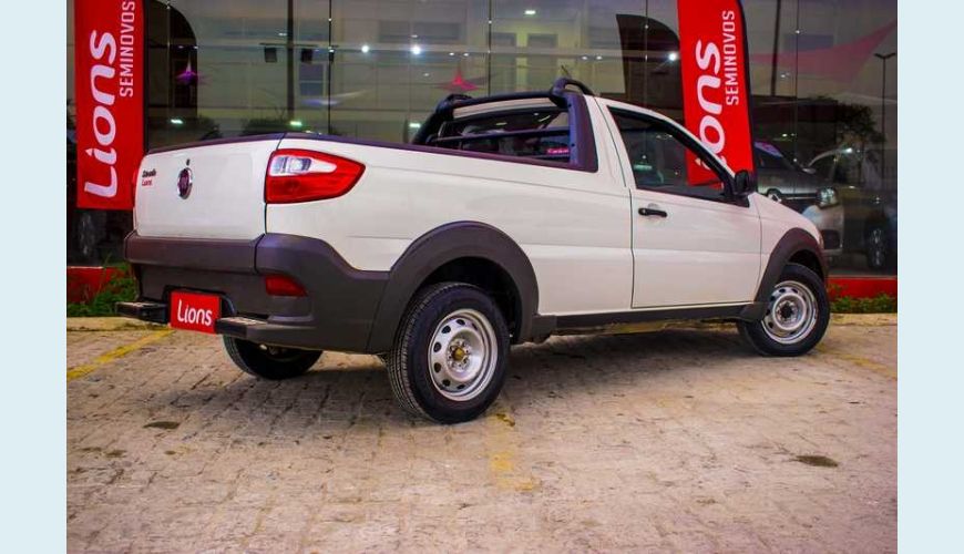 FIAT STRADA WORKING 1.4 FLEX - BRANCO - 2016 Foto 4 (Grande)