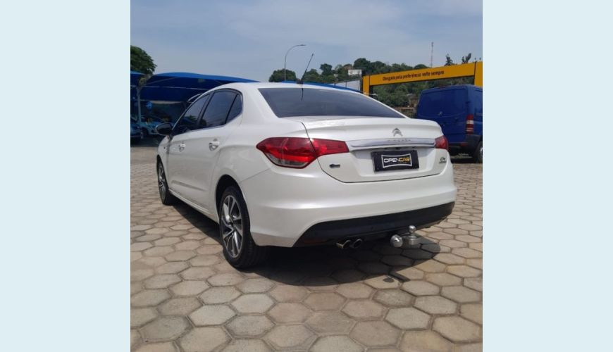 CITROËN C4 1.6 EXCLUSIVE 16V TURBO FLEX 4P AUT. - BRANCO - 2017 Foto 4 (Grande)