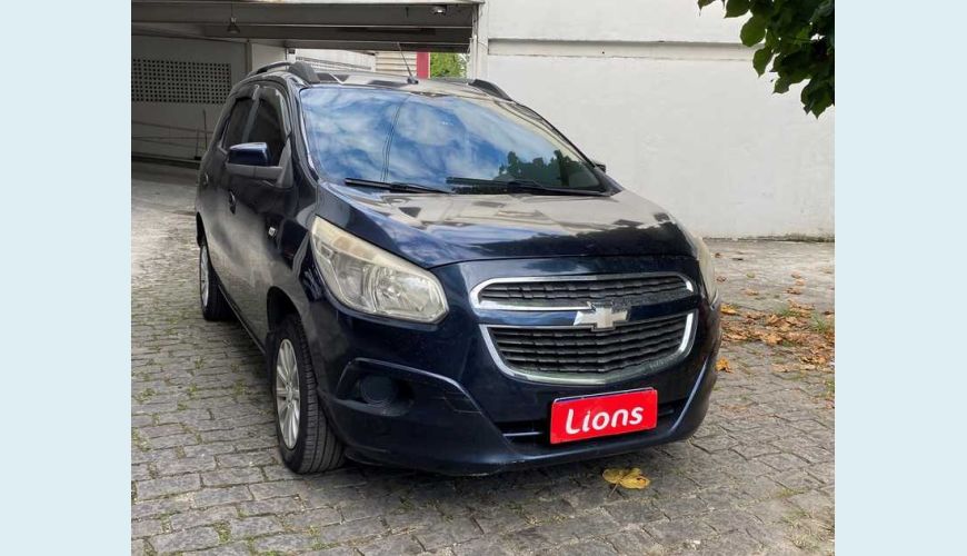 CHEVROLET SPIN LT 5S 1.8 FLEX - AZUL - 2014 Foto 4 (Grande)