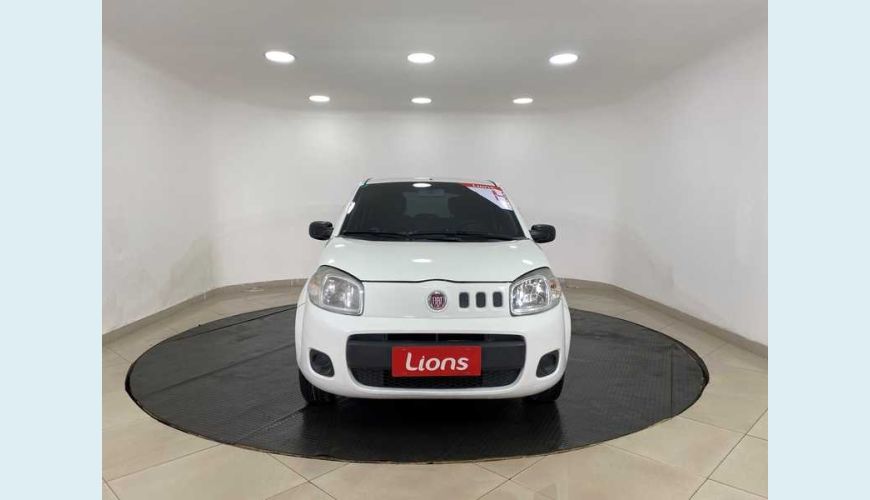 FIAT UNO VIVACE COLLEGE 1.0 8V FLEX 4P - BRANCO - 2014 Foto 4 (Grande)