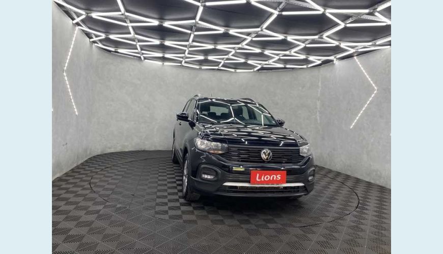 VOLKSWAGEN T-CROSS 1.0 200 TSI SENSE AUT. FLEX - PRETO - 2022 Foto 4 (Grande)