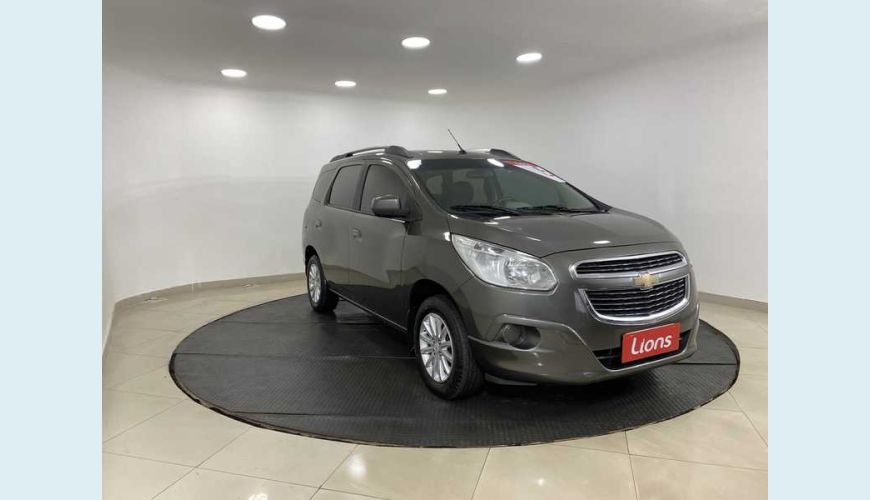 CHEVROLET SPIN LT 5S 1.8 AUT. FLEX - CINZA - 2015 Foto 4 (Grande)