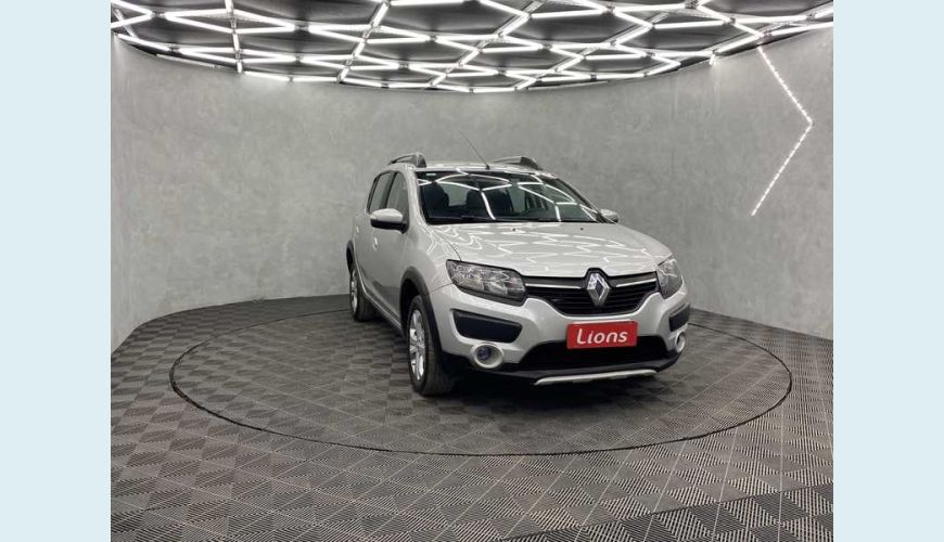 RENAULT SANDERO STEPWAY 1.6 8V FLEX - PRATA - 2017 Foto 4 (Grande)