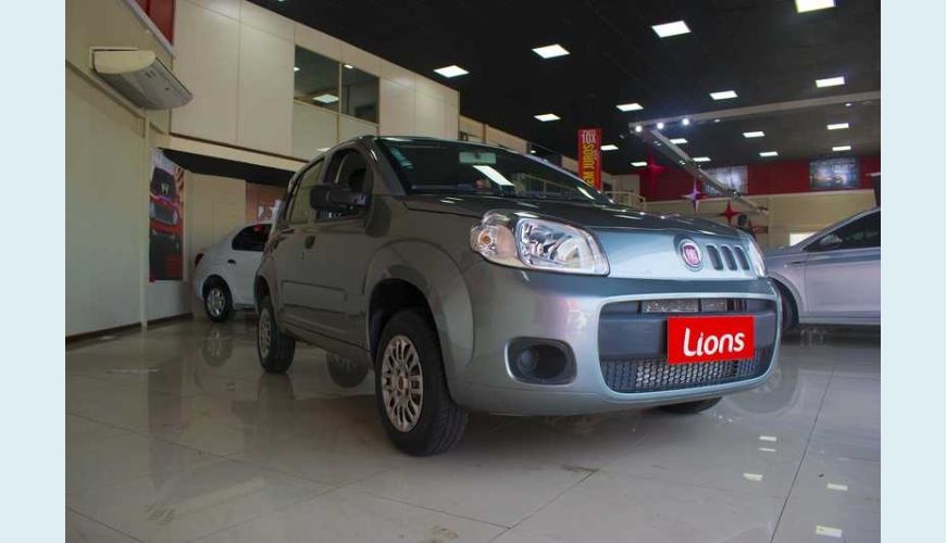 FIAT UNO VIVACE CELEB. 1.0 8V FLEX 4P - CINZA - 2014 Foto 4 (Grande)