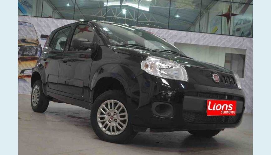 FIAT UNO VIVACE CELEB. 1.0 8V FLEX 4P - PRETO - 2016 Foto 4 (Grande)