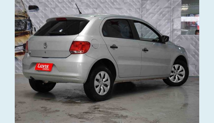 VOLKSWAGEN GOL 1.0 TEC TRENDLINE FLEX 2P - PRATA - 2015 Foto 4 (Grande)