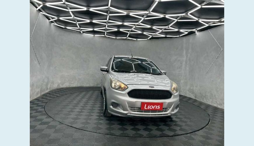 FORD KA SE 1.0 FLEX - PRATA - 2015 Foto 4 (Grande)