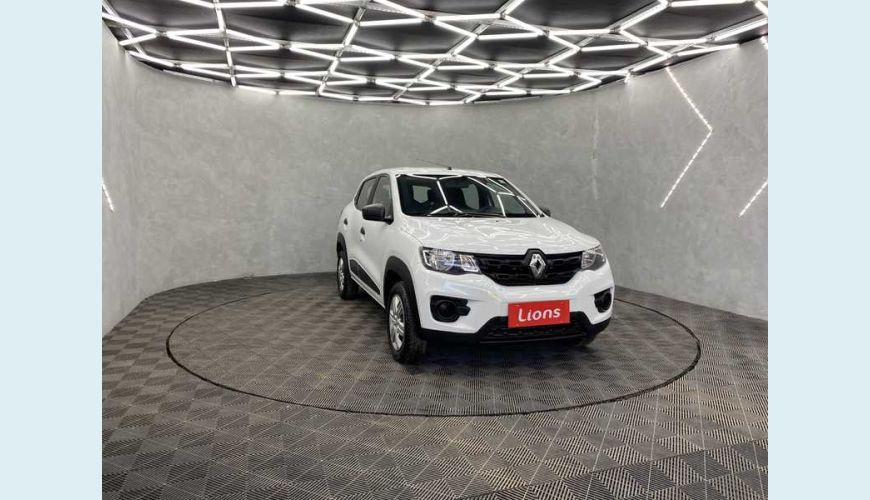 RENAULT KWID ZEN 1.0 12V SCE FLEX - BRANCO - 2020 Foto 4 (Grande)
