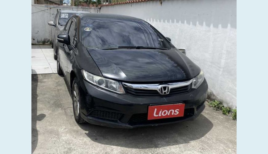 HONDA CIVIC NEW LXL 1.8 16V I-VTEC FLEX - PRETO - 2013 Foto 4 (Grande)