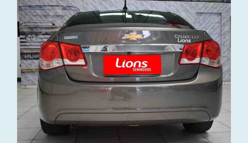 CHEVROLET CRUZE LTZ 1.8 16V ECOTEC AUT.FLEX - CINZA - 2014 Foto 4 (Grande)