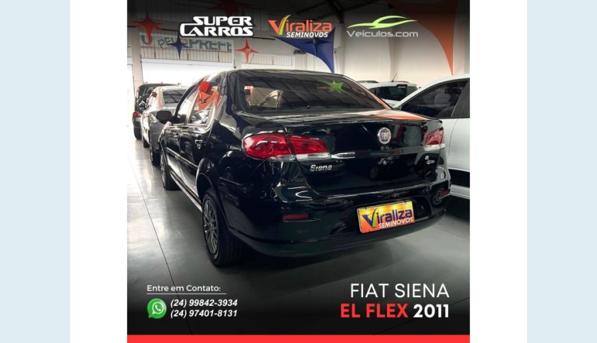FIAT SIENA - PRETO - 2011 Foto 4 (Grande)