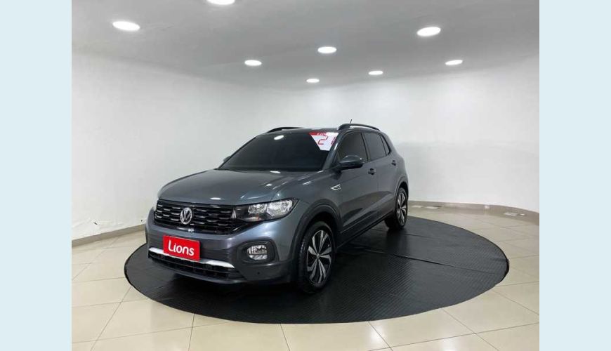 VOLKSWAGEN T-CROSS 1.0 200 TSI COMFORTLINE AUT. FLEX - CINZA - 2021 Foto 4 (Grande)
