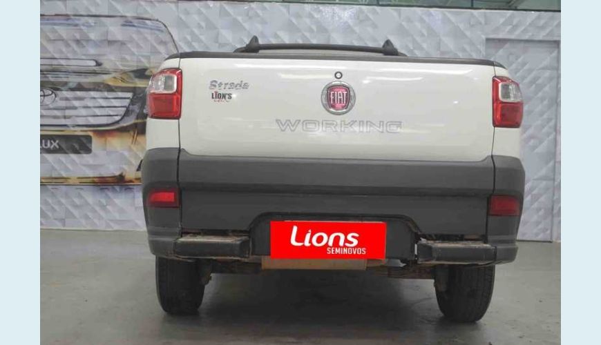 FIAT STRADA WORKING 1.4 FLEX - BRANCO - 2016 Foto 4 (Grande)