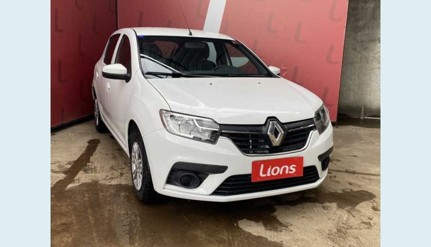 RENAULT SANDERO ZEN 1.0 12V SCE FLEX - BRANCO - 2020 Foto 4 (Grande)