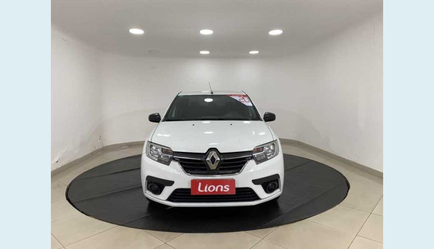 RENAULT LOGAN ZEN 1.0 12V SCE FLEX - BRANCO - 2020 Foto 4 (Grande)