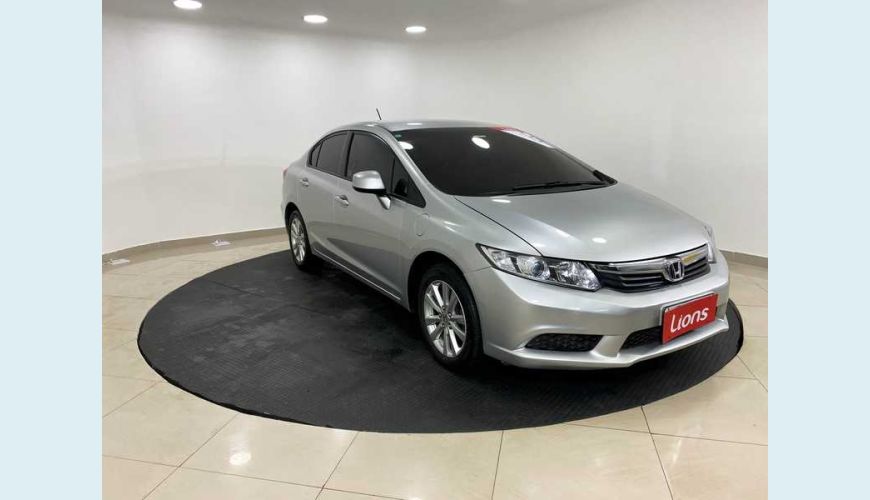 HONDA CIVIC NEW LXS 1.8 16V I-VTEC FLEX - PRATA - 2013 Foto 4 (Grande)