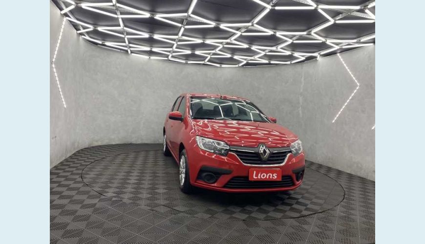 RENAULT LOGAN ZEN 1.0 12V SCE FLEX - VERMELHO - 2020 Foto 4 (Grande)