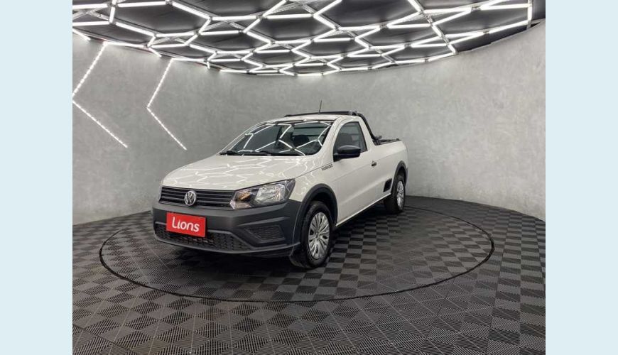 VOLKSWAGEN SAVEIRO ROBUST 1.6 MSI CS FLEX - BRANCO - 2020 Foto 4 (Grande)