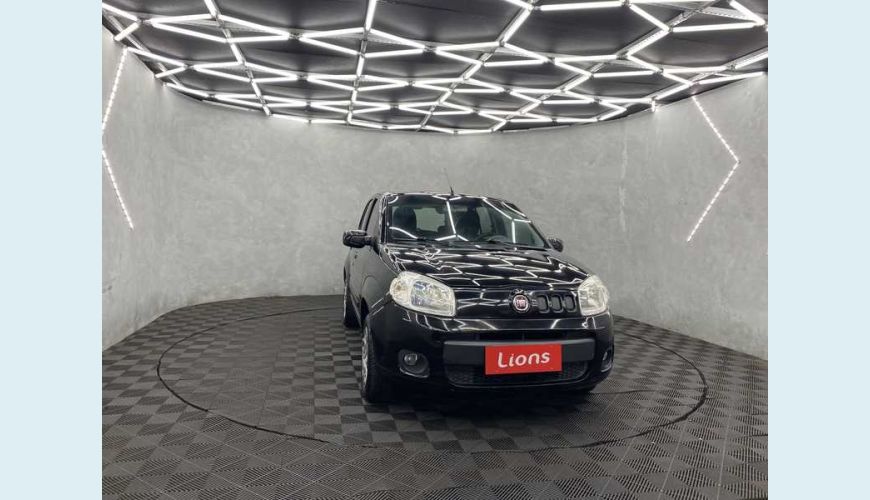 FIAT UNO ATTRACTIVE 1.4 8V FLEX 4P - PRETO - 2011 Foto 4 (Grande)