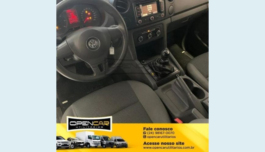VOLKSWAGEN AMAROK 2.0 4X4 CS 16V TURBO INTERCOOLER DIESEL 2P MANUAL - BRANCO - 2013 Foto 4 (Grande)