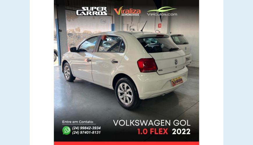 VOLKSWAGEN GOL - BRANCO - 2022 Foto 4 (Grande)