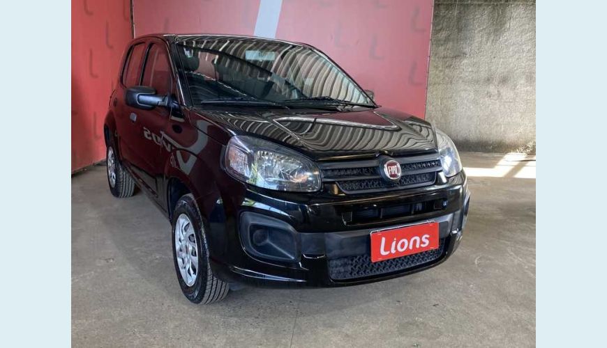 FIAT UNO ATTRACTIVE 1.0 8V FLEX 4P - PRETO - 2020 Foto 4 (Grande)