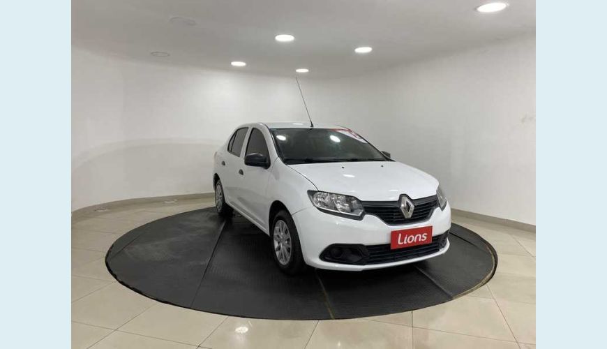 RENAULT LOGAN AUTHENTIQUE 1.0 12V SCE FLEX - BRANCO - 2018 Foto 4 (Grande)