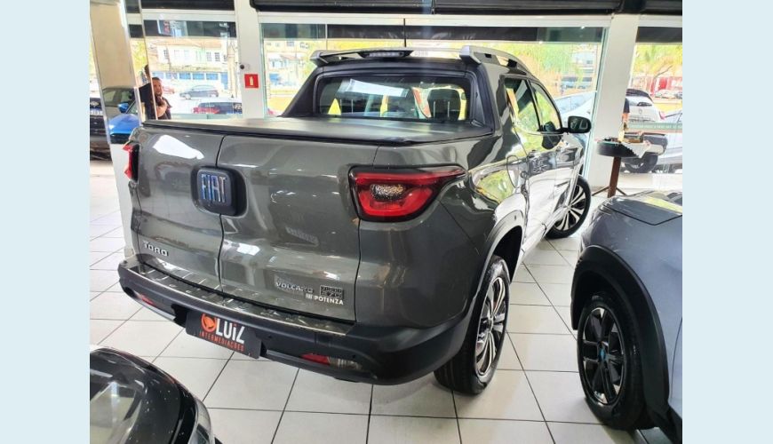 FIAT TORO VOLCANO 1.3 T270 4X2 FLEX AUT. - CINZA - 2025 Foto 4 (Grande)