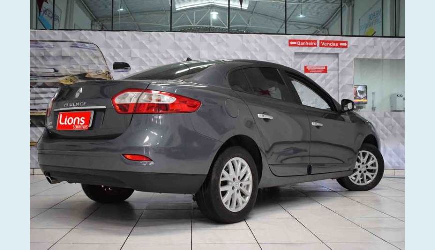 RENAULT FLUENCE 2.0 16V DYNAMIQUE PLUS X-TRONIC FLEX - CINZA - 2016 Foto 4 (Grande)