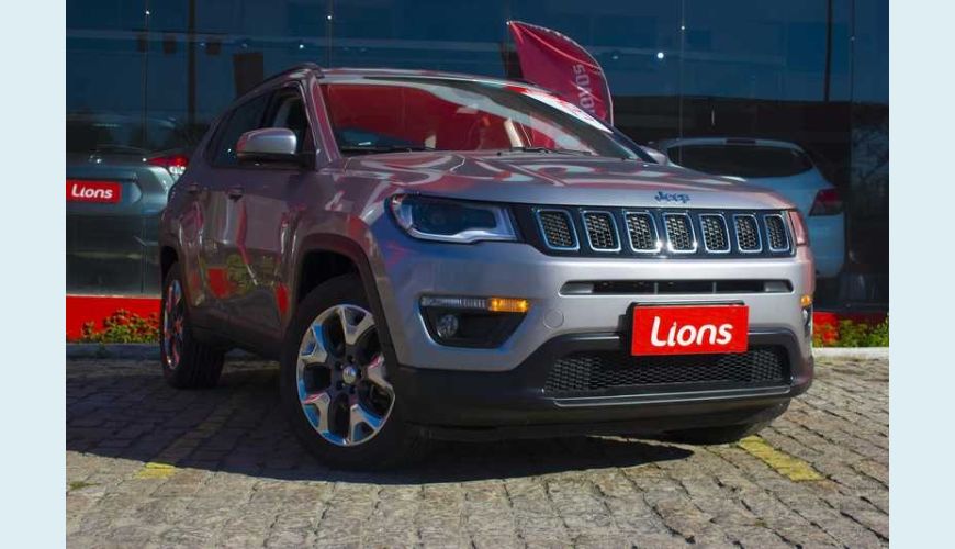 JEEP COMPASS 2.0 LONGITUDE 4X2 AUT. FLEX - PRATA - 2019 Foto 4 (Grande)