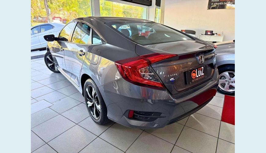 HONDA CIVIC SEDAN EXL 2.0 FLEX 16V AUT. 4P - CINZA - 2017 Foto 4 (Grande)