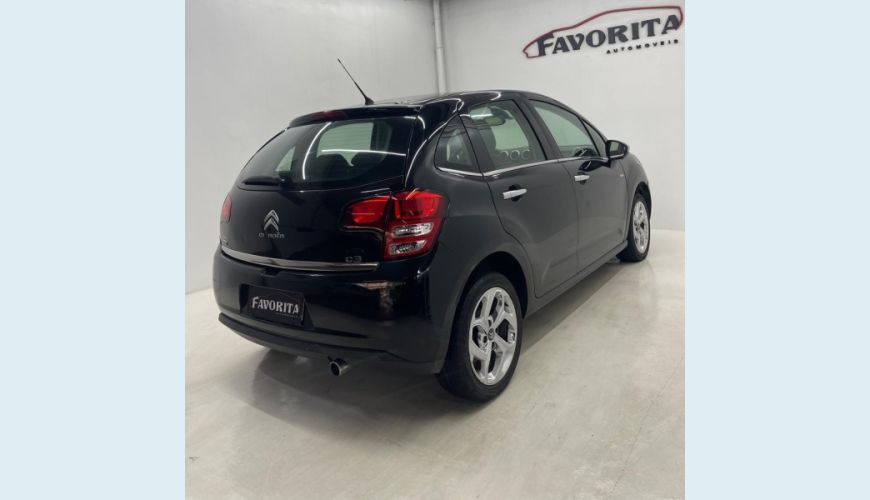 CITROËN C3 120A EXCLUSIV - PRETO - 2014 Foto 4 (Grande)