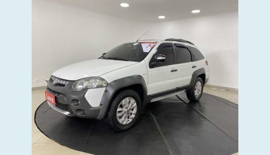 FIAT PALIO WEEKEND ADVENTURE 1.8 16V FLEX - BRANCO - 2014 Foto 4 (Grande)