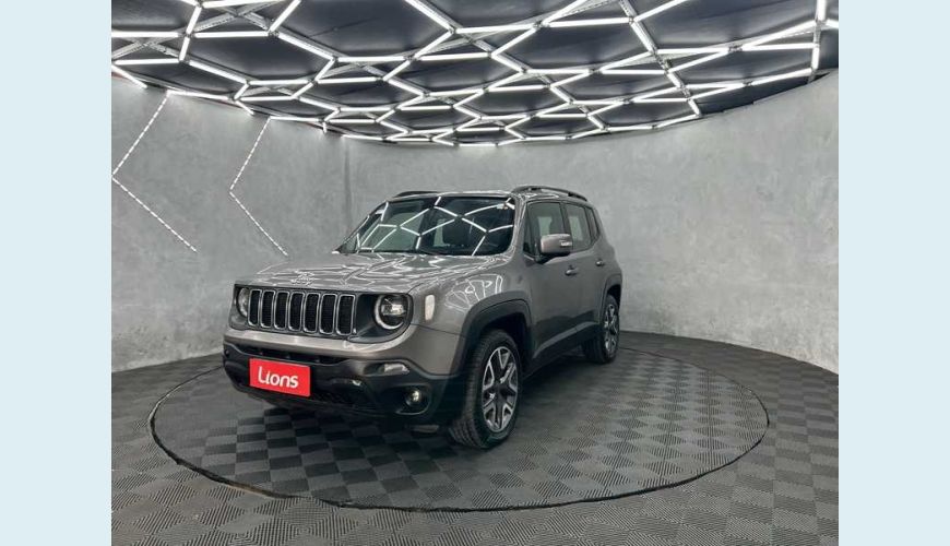 JEEP RENEGADE LONGITUDE 1.8 4X2 AUT. FLEX - CINZA - 2021 Foto 4 (Grande)