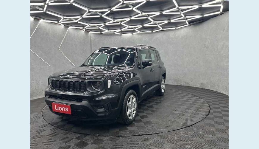 JEEP RENEGADE SPORT T270 1.3 TURBO 4X2 - PRETO - 2023 Foto 4 (Grande)