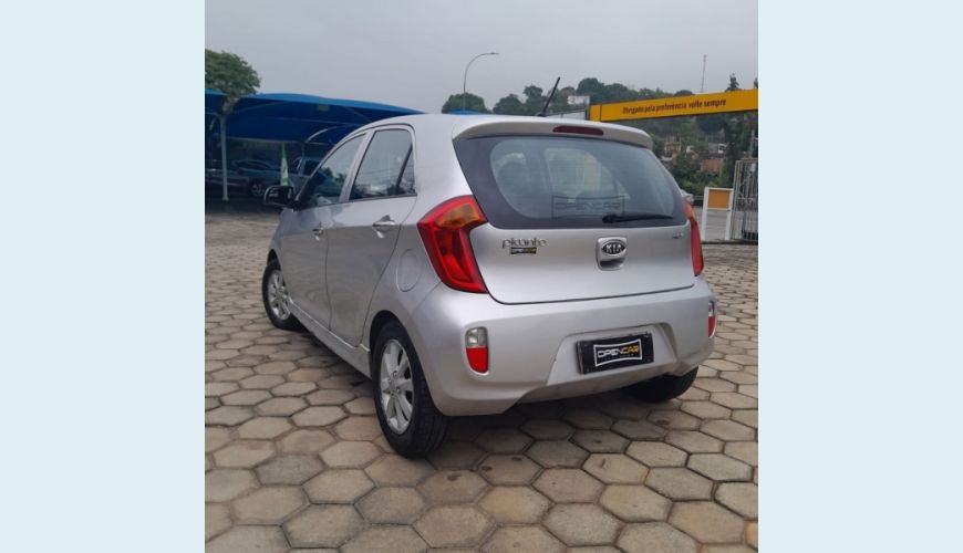 KIA PICANTO 1.0 EX 12V FLEX 4P AUT. - PRATA - 2013 Foto 4 (Grande)