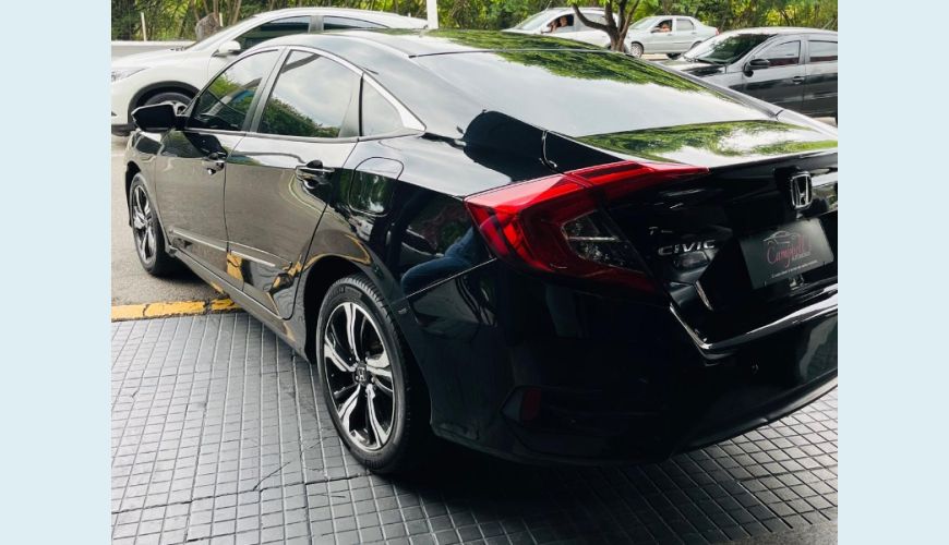 HONDA CIVIC SEDAN EXL 2.0 FLEX 16V AUT.4P - PRETO - 2017 Foto 4 (Grande)
