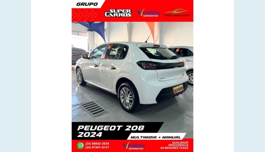 PEUGEOT 208 - BRANCO - 2024 Foto 4 (Grande)