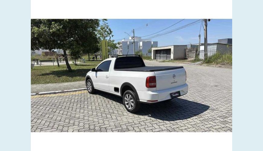 VOLKSWAGEN SAVEIRO TRENDLINE 1.6 MSI CS FLEX - BRANCO - 2021 Foto 4 (Grande)